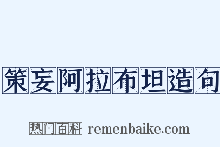 策妄阿拉布坦造句是什么意思的图片